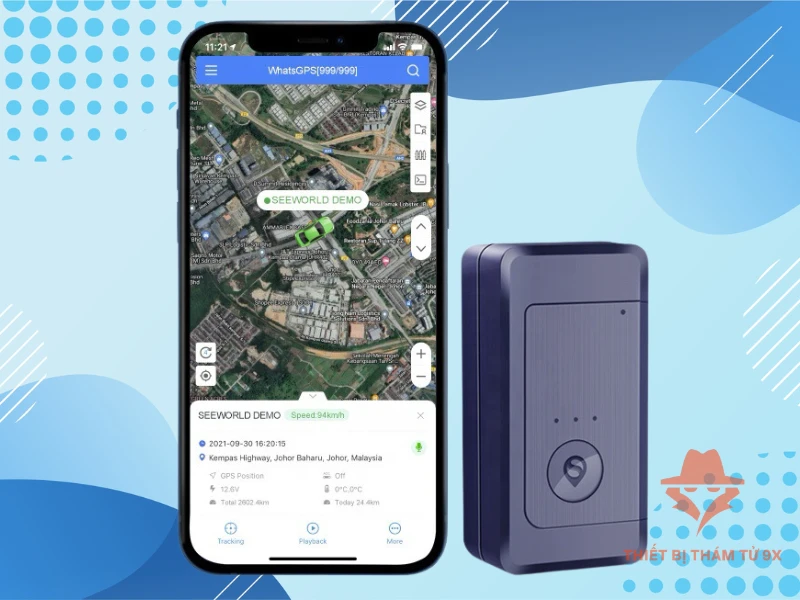 máy ghi âm tích hợp GPS