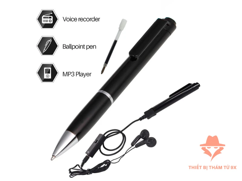 máy ghi âm mini dạng bút