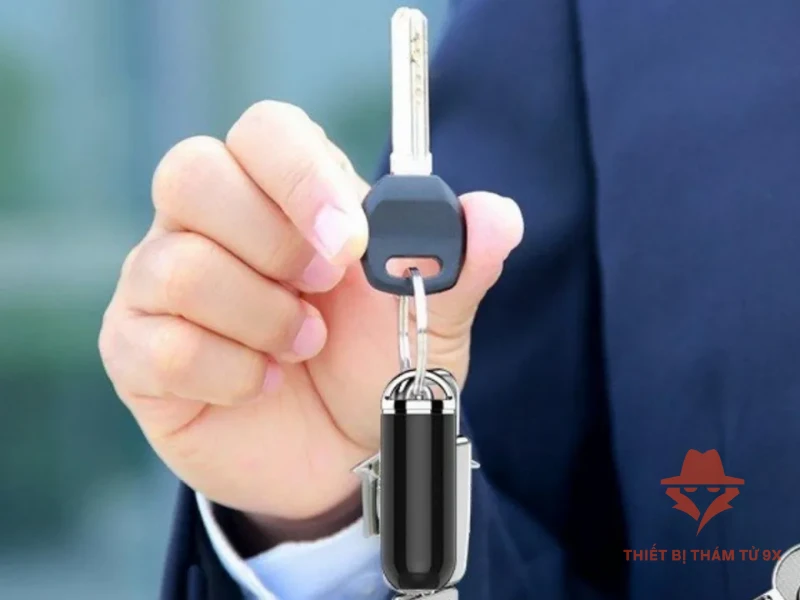 máy ghi âm mini dạng móc chìa khóa