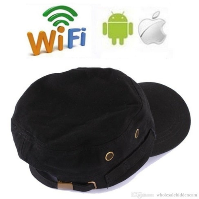 Camera IP wifi ngụy trang dạng mũ xem từ xa qua điện thoại 7 camera ip wifi nguỵ trang dạng mũ 2