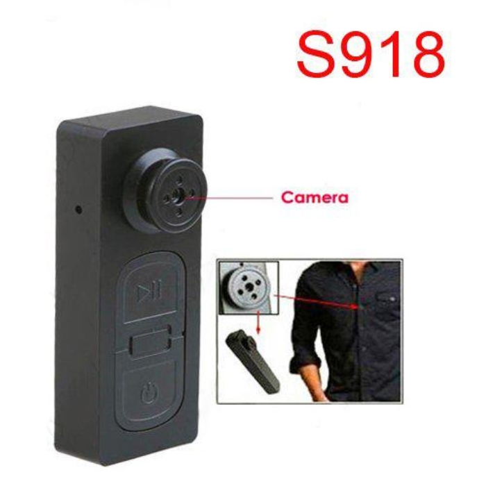 Camera siêu nhỏ ngụy trang cúc áo S918 bản cao cấp 3 camera siêu nhỏ ngụy trang cúc áo s918 4