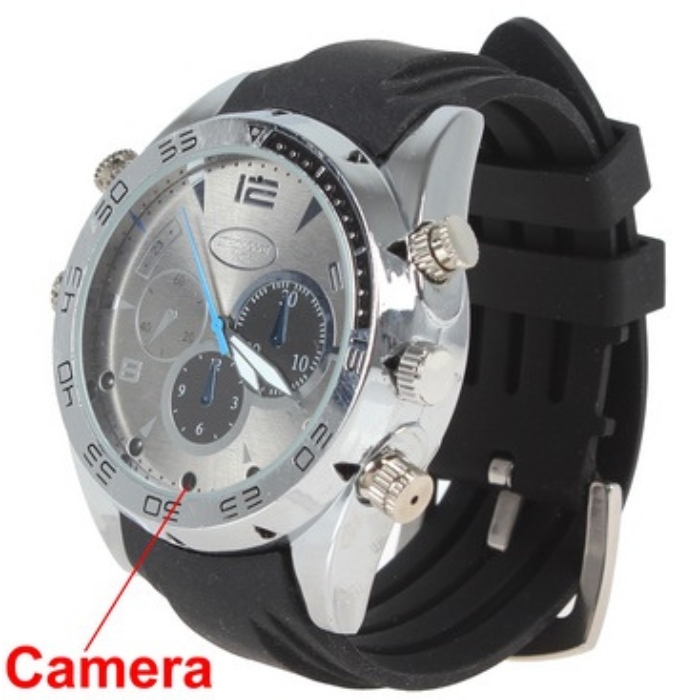 Đồng hồ camera W5000 8GB Full HD chống nước cao cấp 3 đồng hồ camera w500 8gb 4